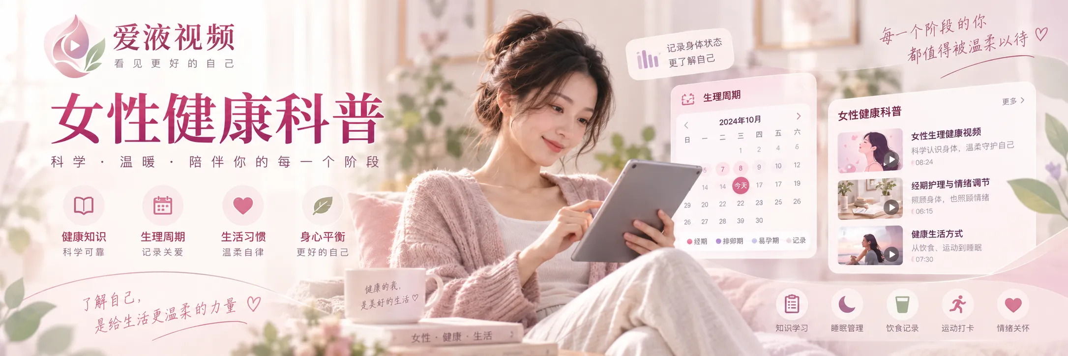 女性健康专题主视觉
