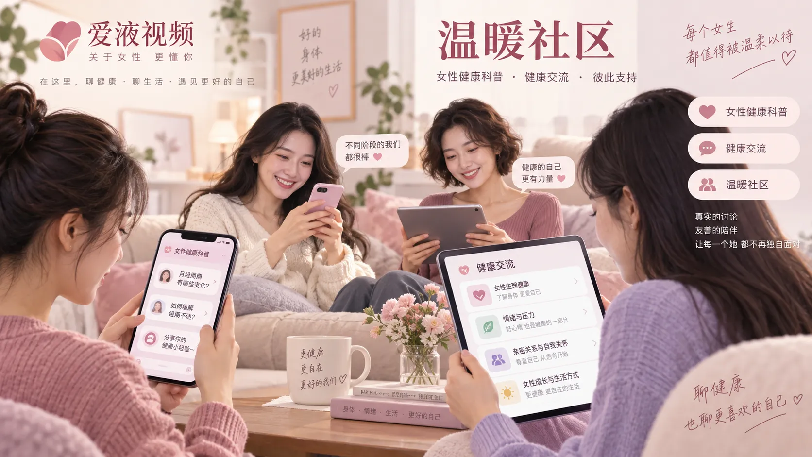 健康交流与社区讨论场景